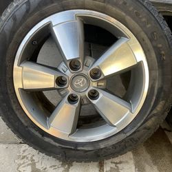 20” Toyota Rims & Tires 