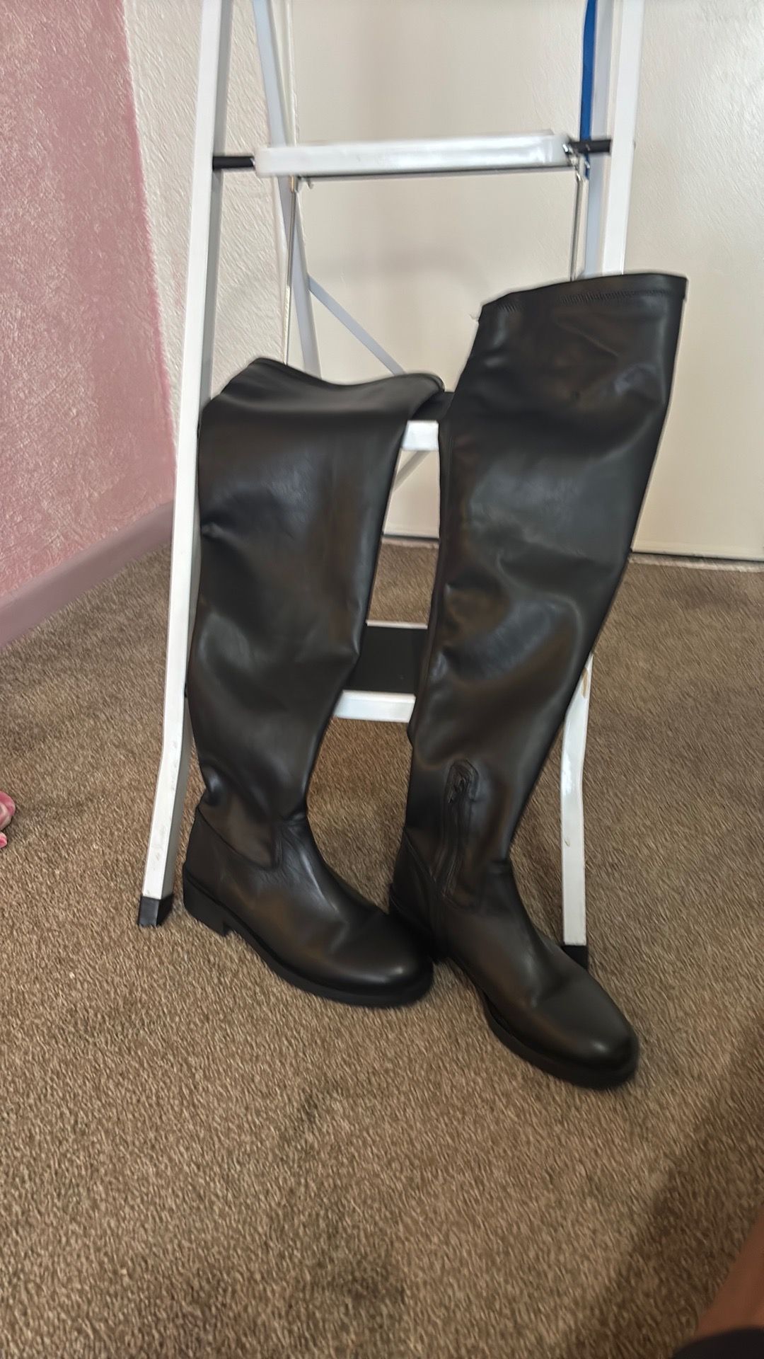 ALDO Knee High Leather Boots