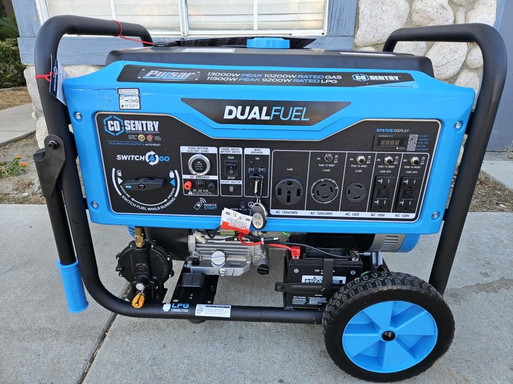 13,000 Watt Dual Fuel Generator