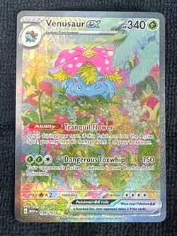 Venusaur ex Pokémon Card 198/165 Holo