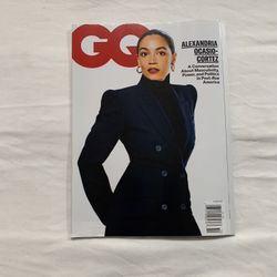 GQ Alexandria Ocasio-Cortez “A Conversation About” Issue October 2022 Magazine