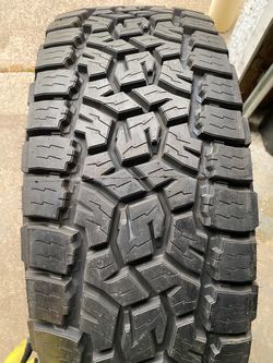1) 35x12.50x18 Toyo ATIII Open Country Tire.  Brand New  Load Range F  DOT 0621  $295 for One  I carry other sizes as well