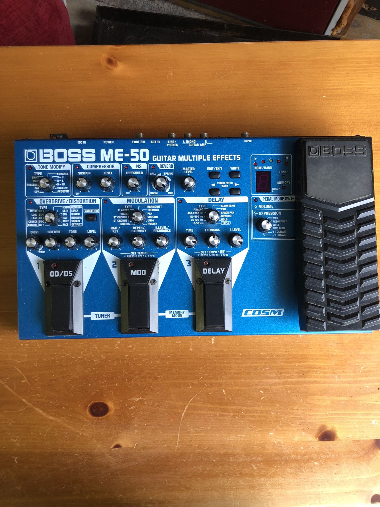 Guitar Foot Pedal - Boss ME50