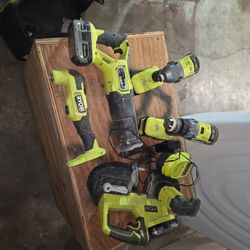 Full Ryobi Power Tool Set