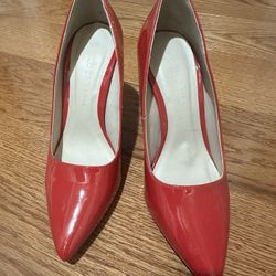 Red High Heels Size 7