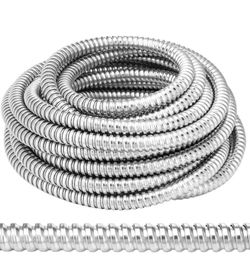 Metal Flexible Conduit 50 ft X 1 Inch Reduced Wall Flexible Galvanized Steel
