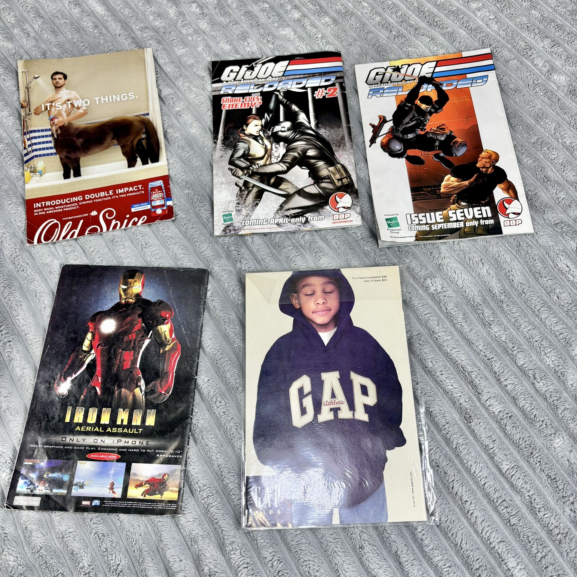 Comic book lot of 5 Marvel GI JOE AQUAMAN