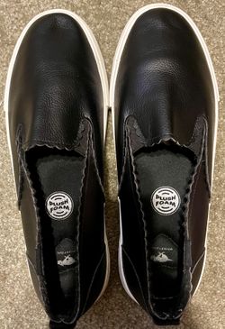 Rocket Dog Plush Foam Slide On Black Shoe 