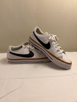 Nike Court Legacy Next Nature Low Top Lace-Up Leather Sneakers DH3161-100 size 8
