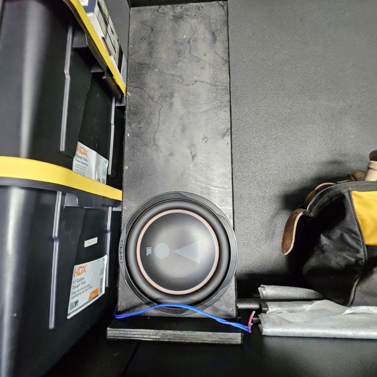 JBL 8" Sub Woofer Pre Wired In Down Fire Box
