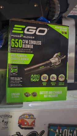 Ego blower no charger or battery