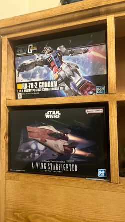 Bandai HG RX-78-2 Gundam & Star Wars A-Wing both for the price listed Model Kits