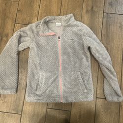 Girls Columbia Zip Up Fleece In Great Condition