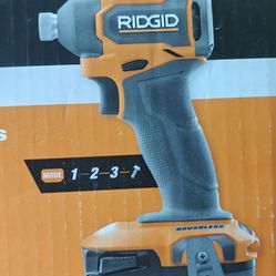 NEW RIDGID 18V SubCompact Brushless 4-Mode Impact Driver Kit