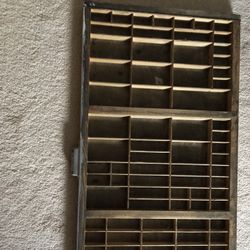 Vintage Printer’s Type Tray