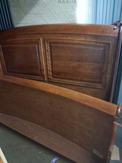 SLEIGH BED FRAME