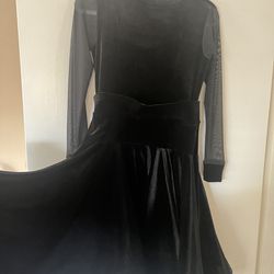 Ballroom Dress Velvet black