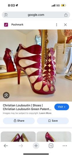 Christian Louboutin Rare Circus Heels In Fantastic Condition