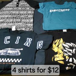 4 shirts for $12