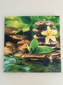 Set of 3 Zen Canvas Framed Prints