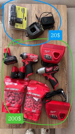 various milwaukee ryobi starter sets