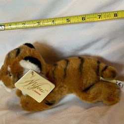 Miyoni Aurora Plush Bengal Tiger Cub Cat 9” Stuffed Animal Realistic - NWT