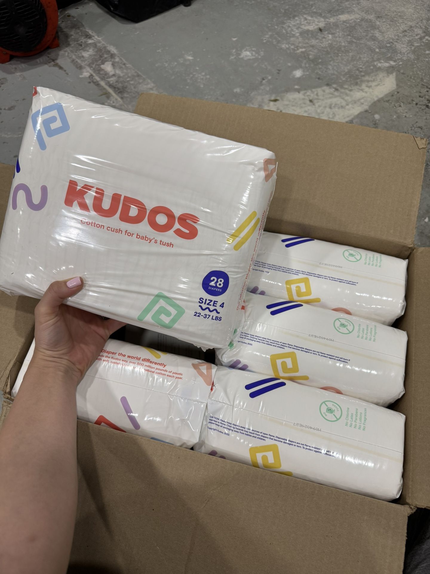 Brand New Kudos Diapers Size 4