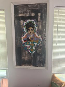 Prince Mosaic Portrait Mixed Media Artwork