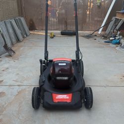 an ECHO self-propelled lawn mower