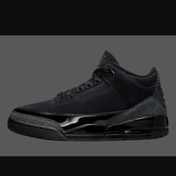 Jordan Black Cats New Size 12 350 Cash Only