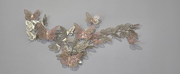 Butterfly metal wall hanging