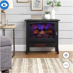 Electric Fireplace Heater, w/Remote Control NEW IN BOX