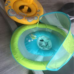 Lot Of 2 ~ Babies swim Floaties 9-24 Months