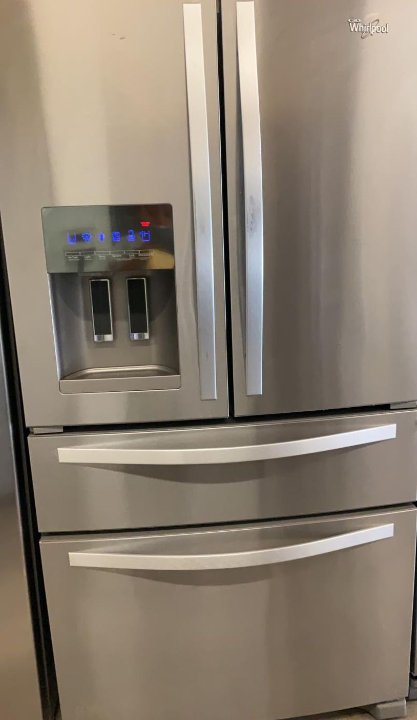 Whirlpool 4 Door Stainless Steel Refrigerator