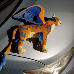 Disney 15" Plush Skylar Winged Leopard Elena Of Avalor Talking Princess Pet