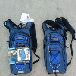 PAIR OF HYDRATION BACKPACKS