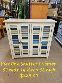 Cabinet Pier One We are located at 2811 East Bell road. Another Time Around Furniture.