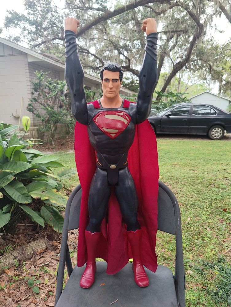 2' Tall Super Man Collectable Super Hero Figure !!
