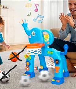 Get your own ball toddler baby play toy basketball soccer