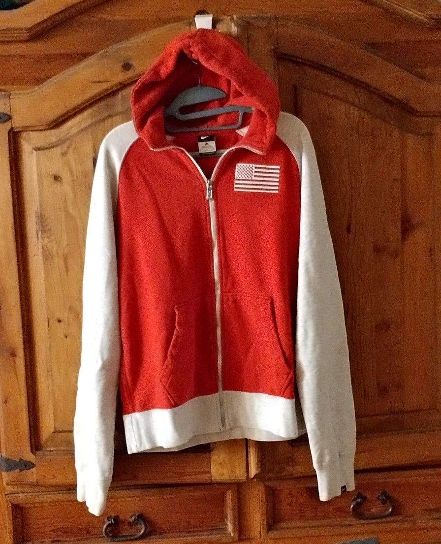 Nike Team USA Soccer 2013 Zip Up Hoodie Size Large