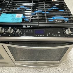 🌟-New Open Box Discounted-Whirlpool-Gas Slide in-Range-Stove-Oven 🌟