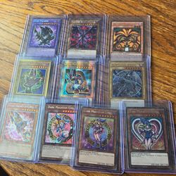 X10  1st and limited edition ultra rare yugioh cards