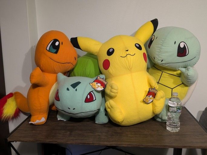Pokemon Plushies - Gen 1 Starters
