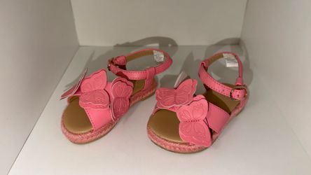 Toddler Girl Pink Butterfly Sandals