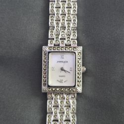 Judith Jack Sterling Silver Marcasite Watch - New Battery