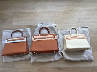 Authentic Lot Hermes  3 Bags
