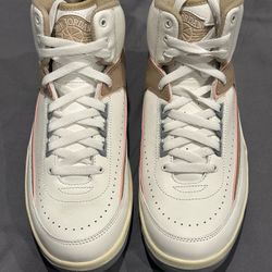 Nike Air Jordan 2 Retro Craft Sunset Haze Women's Sneakers size 9.5