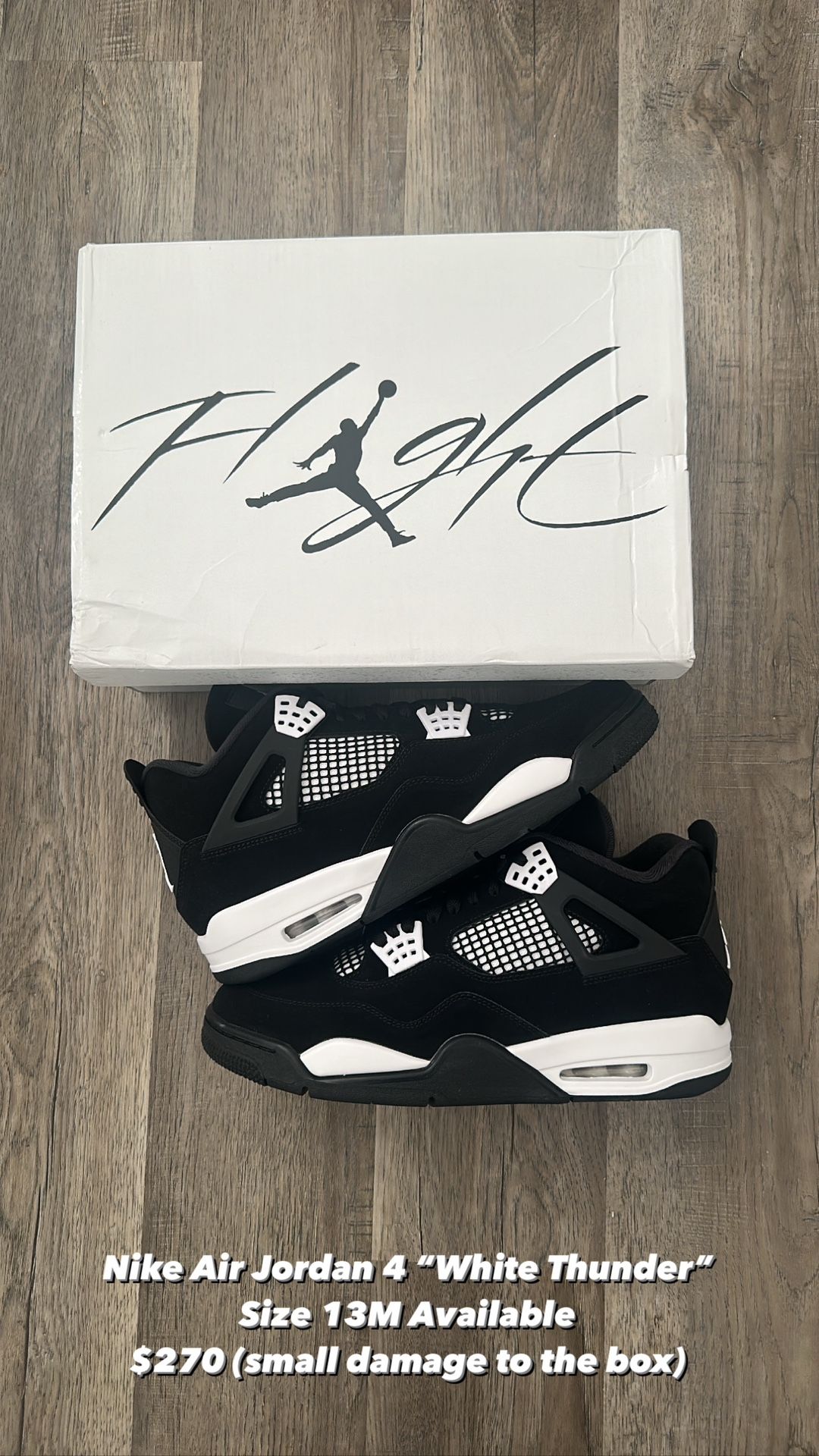 Nike Air Jordan 4 “White Thunder”