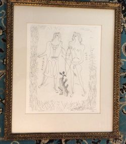Georges Braque “Eros and Eurybia” Framed Print