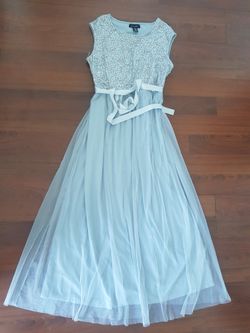 Evening Maxi Dress Lace And Mesh, Beaded
